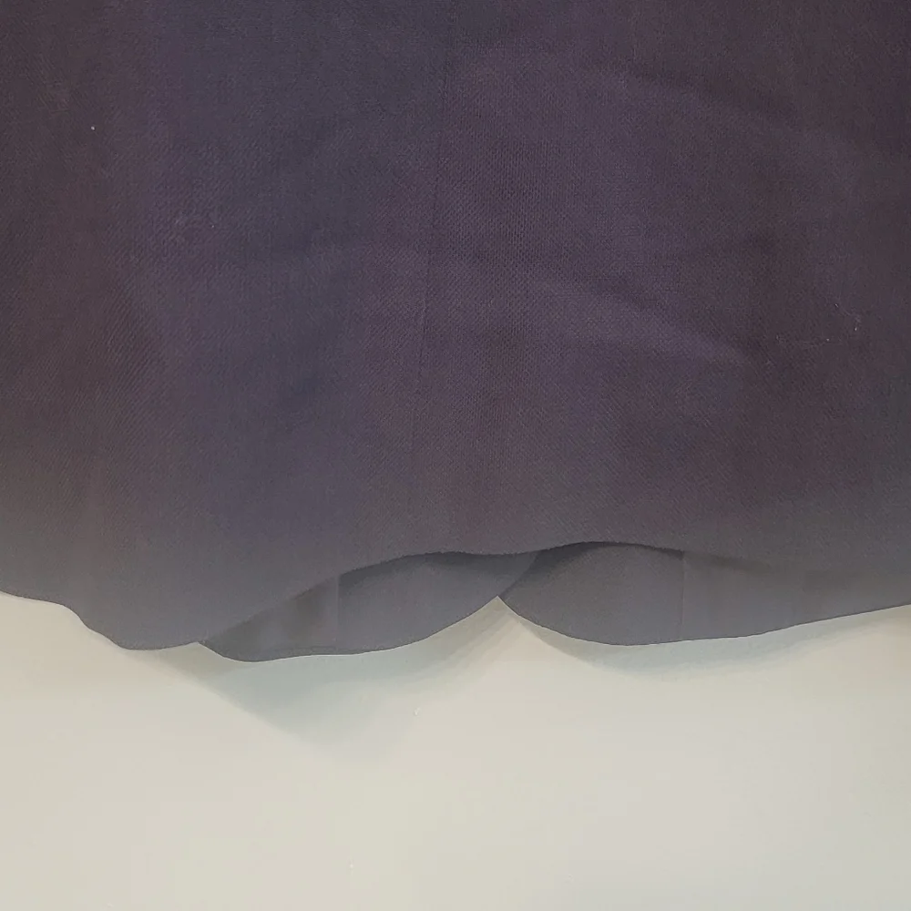 Saks Fifth Avenue‎ The Works Nwot 100% Pure New Wool Dark Blue Blazer Size 16
